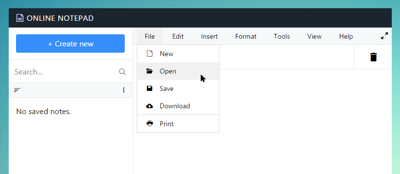 Open text file in Meseo